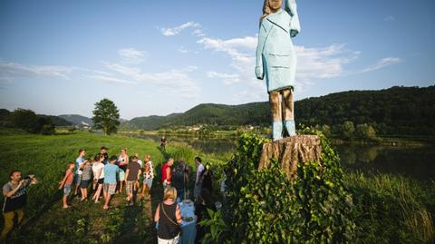 Slovenia probes disappearance of latest Melania Trump statue