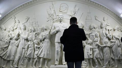Moscow metro unveils reconstruction of Stalin monument