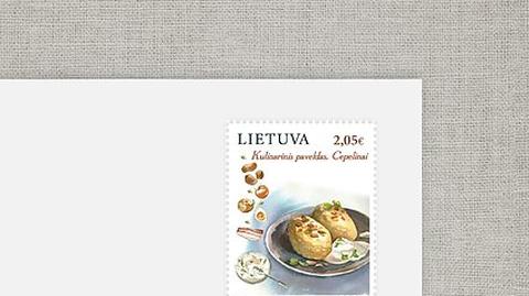 New Lithuanian stamp pays tribute to cepelinai