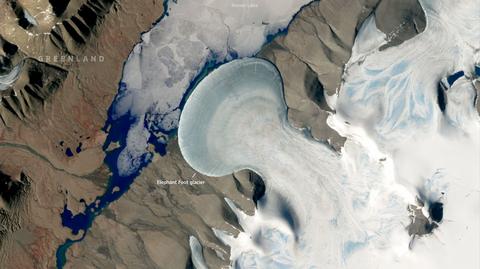 Satellite image of the day: Greenland's astonishing elephant-foot glacier