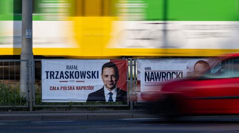 Eleições presidenciais polacas: candidato pró-europeu ligeiramente à frente na primeira volta