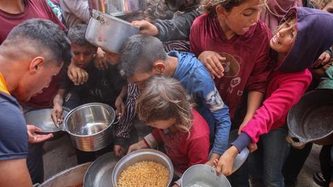 Meio milhão de pessoas em Gaza em risco de fome "catastrófica", indica relatório da IPC