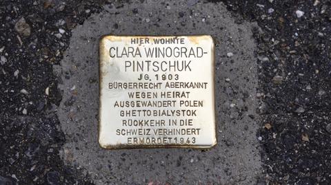 ‘Stumble stones’ laid in Swiss city in tribute to victims of Nazism
