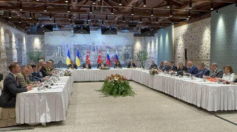 A reunião das delegações da Ucrânia e da Rússia terminou em Istambul